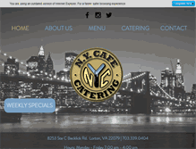 Tablet Screenshot of newyorkcafe.org